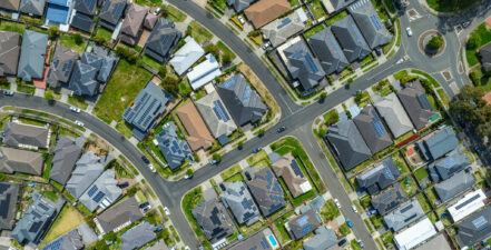 01-Cover Image-Aerial top-down view of a modern Sydney, NSW suburb