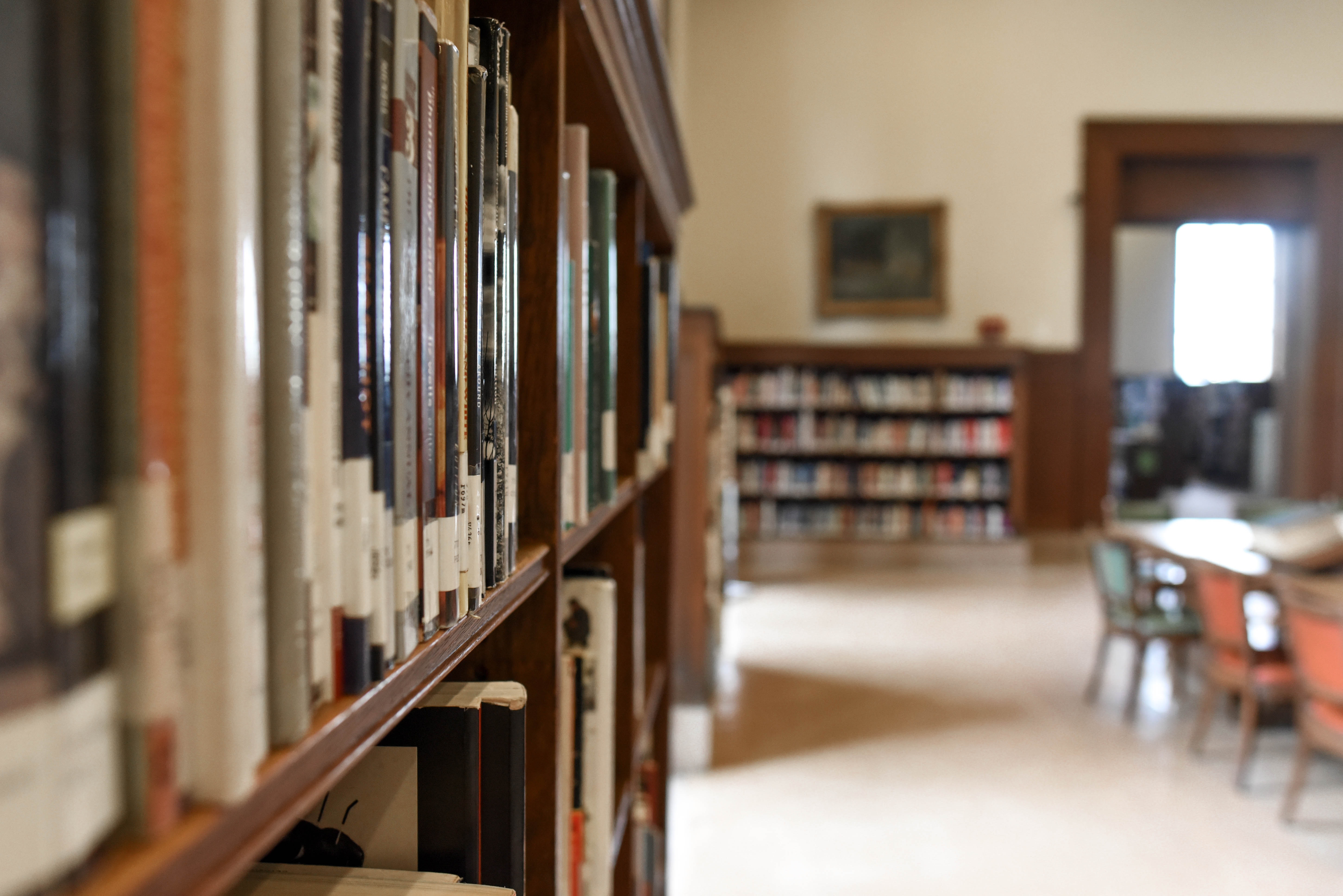 A university library.