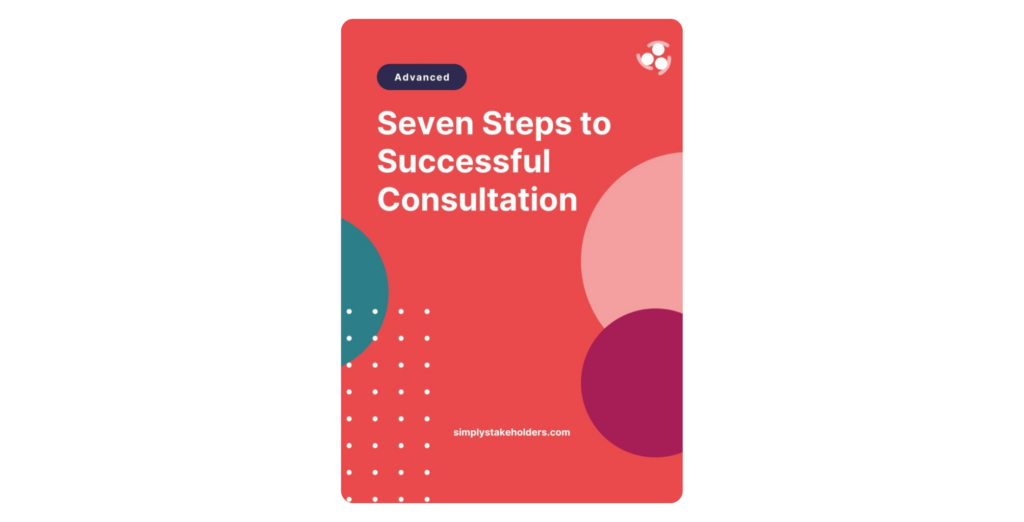 eBook cover for 7 steps to successful consultation.