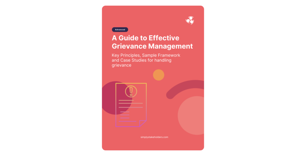 eBook cover for a guide to effective grievance management.