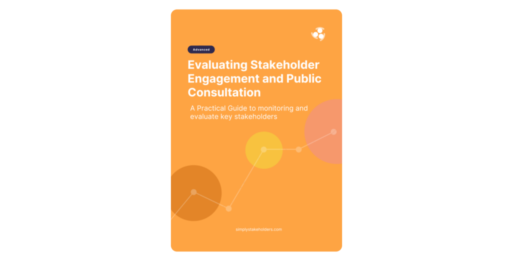 eBook cover for evaluating stakeholder engagement and public consultation.